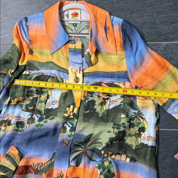 FARM Rio Multicolor Tropical Long Sleeve Dress - Picture 9 of 9